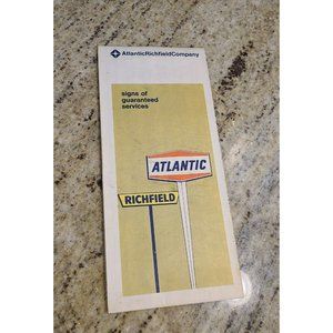 1970 Atlantic Richfield Pittsburgh Pennsylvania  and Vicinity Map